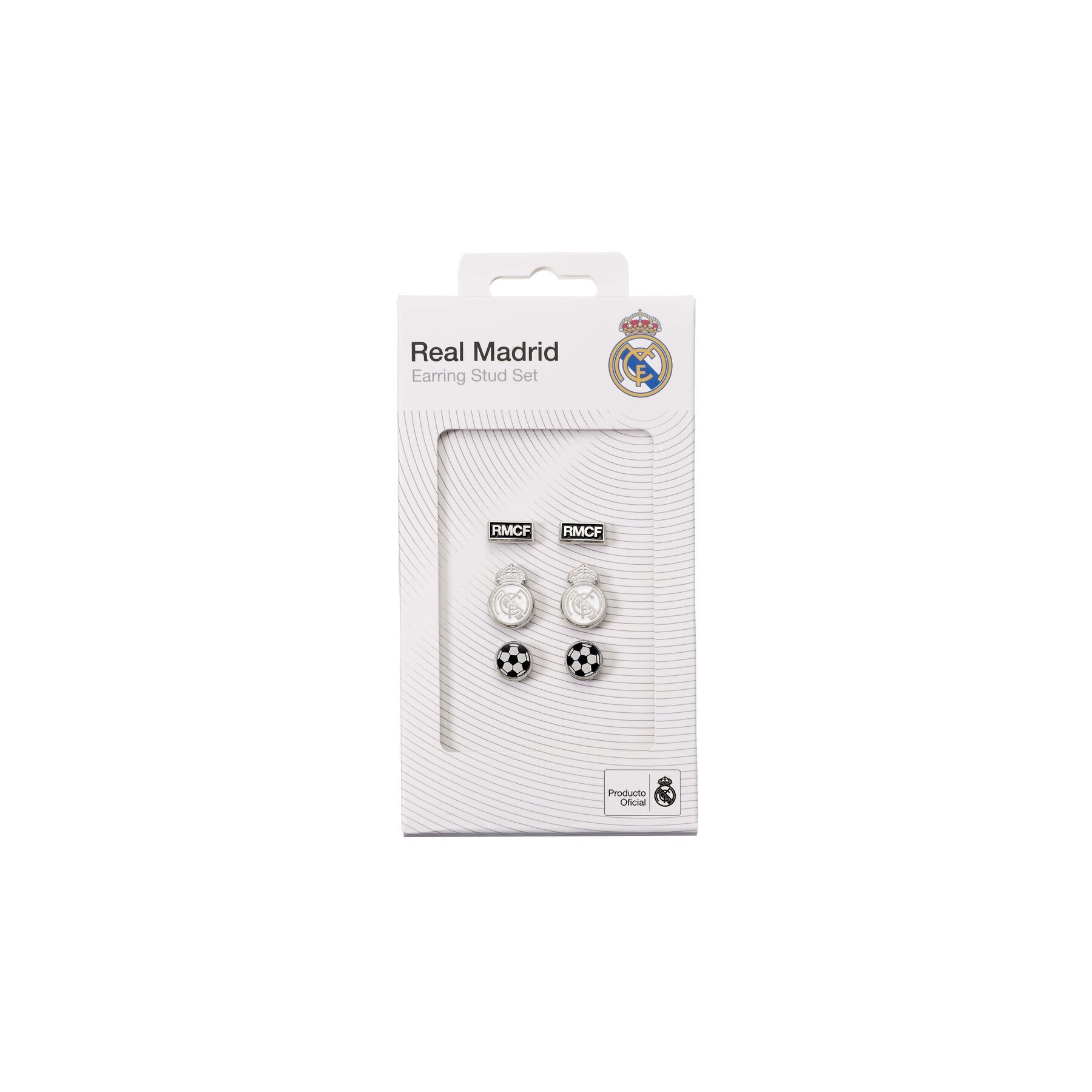 Set 3 Pares De Pendientes Real Madrid