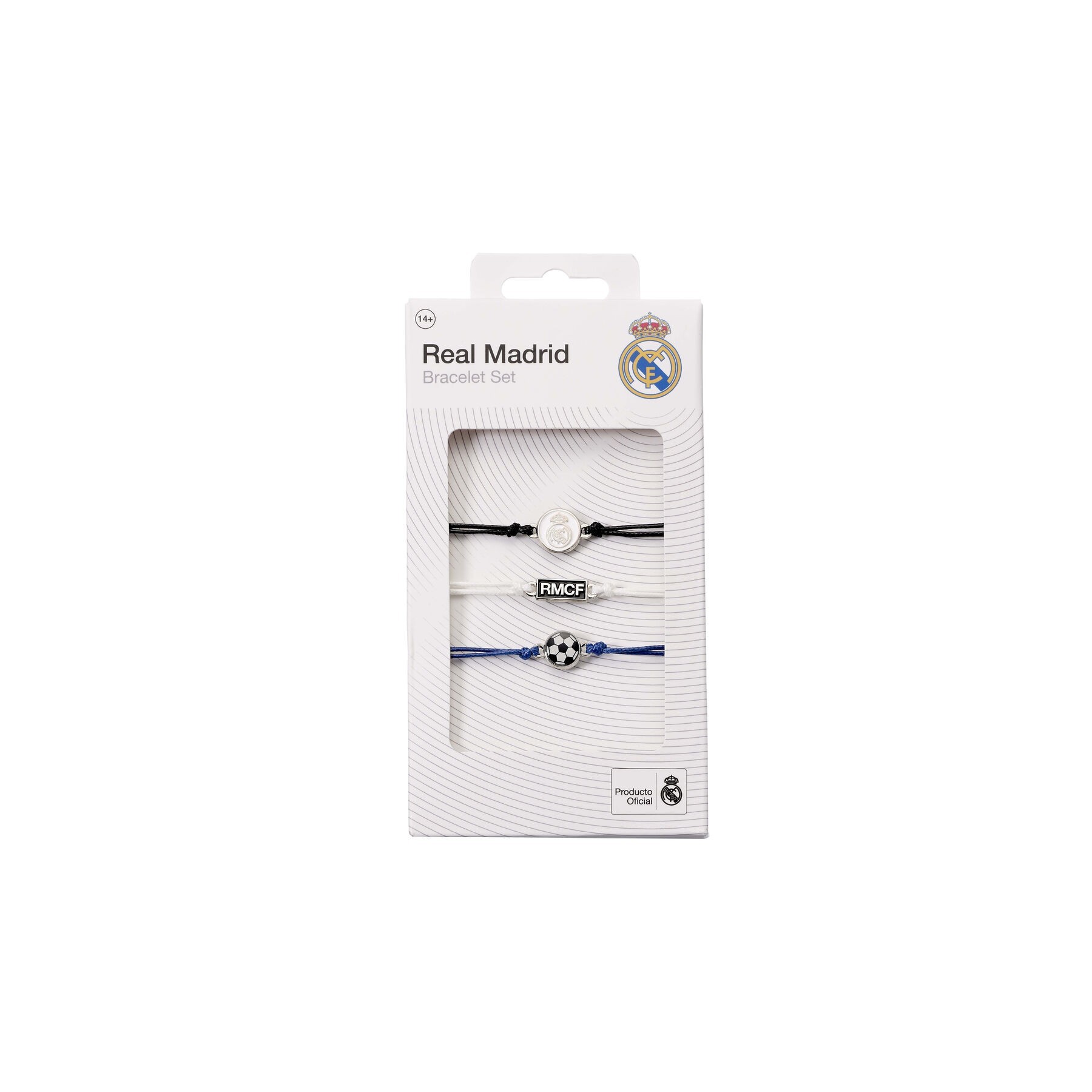 Set 3 Pulseras Amistad Real Madrid