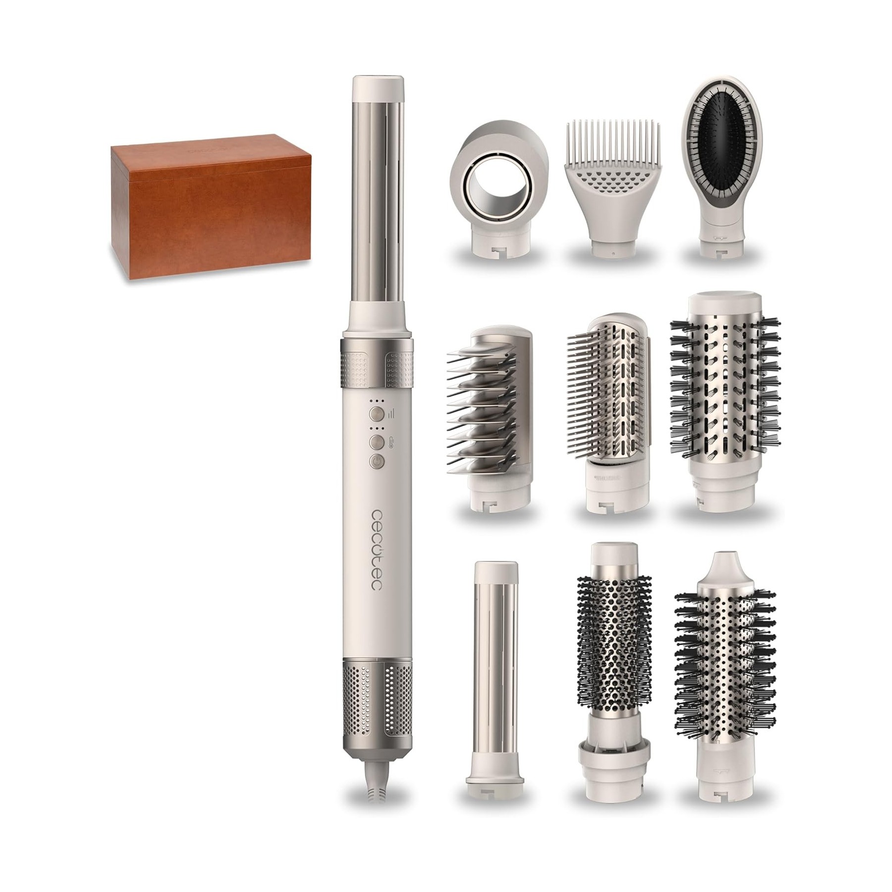 Cepillo De Aire Cecotec Bamba CeramicCare 10in1 AirGlam Cham