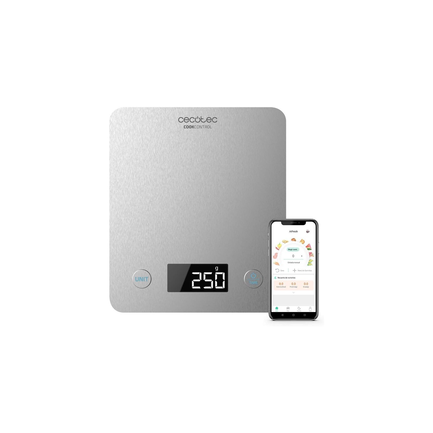 Báscula de Cocina Cecotec CookControl 10000