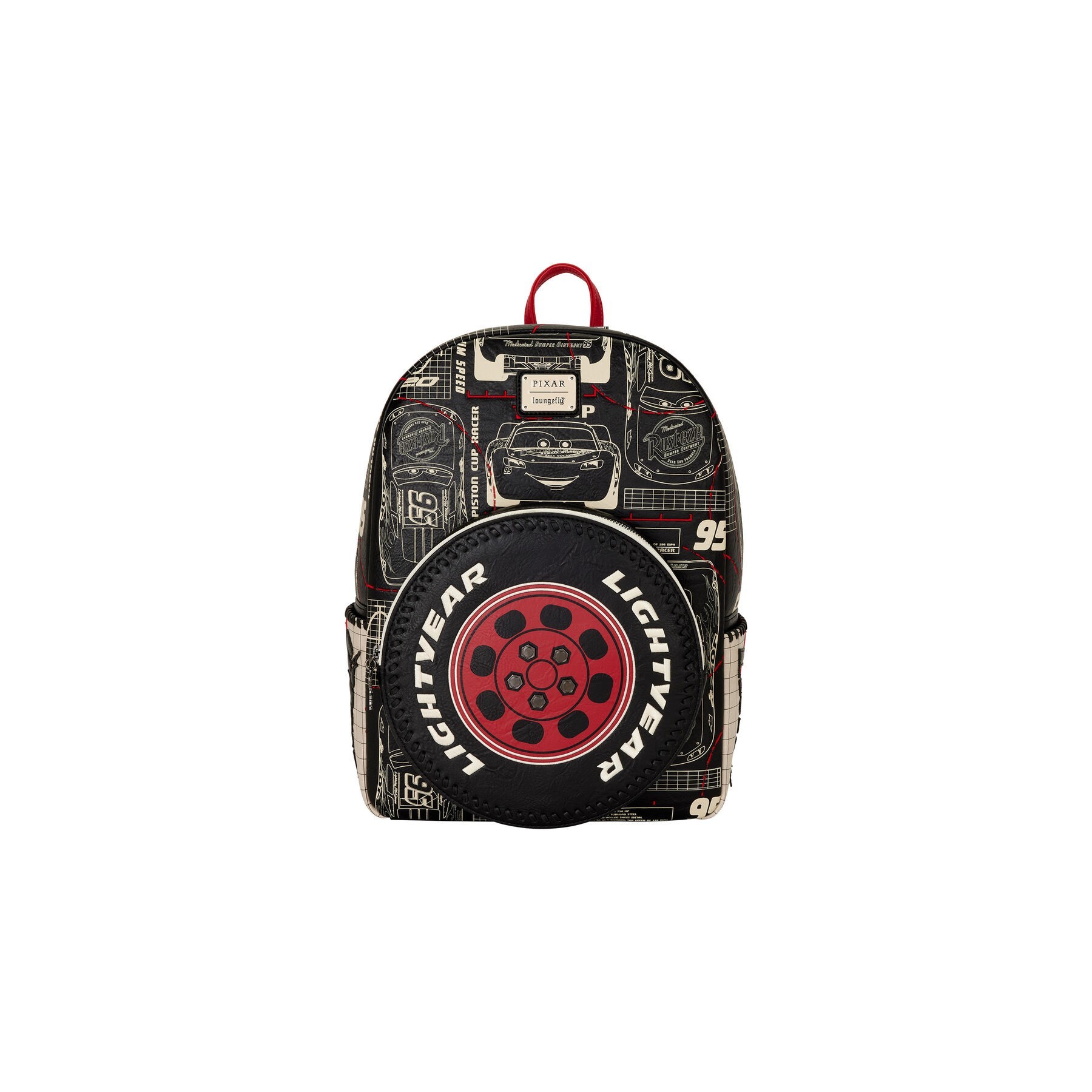 Mochila Mcqueen Cars Disney Pixar Loungefly 43Cm