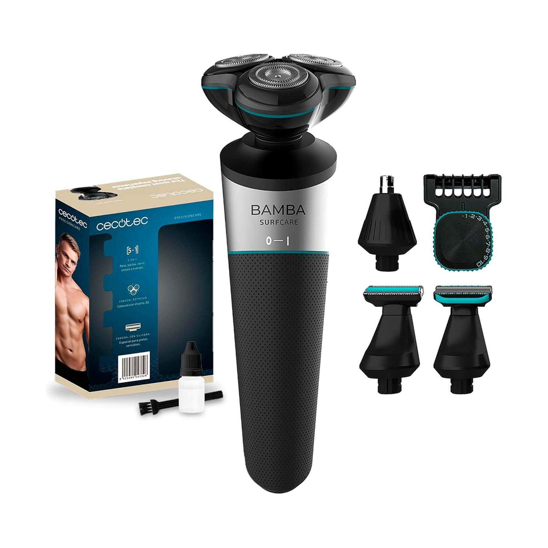 Afeitadora Cecotec PrecisionCare Multigrooming 5in1