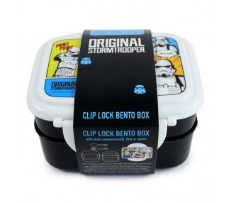 Sandwichera + cubiertos Soldado Imperial Stormtrooper Star Wars