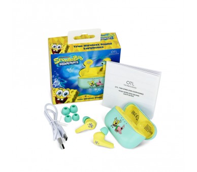 Auriculares inalambricos Bob Esponja