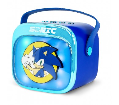 Altavoz y Micro Karaoke LED Sonic The Hedgehog