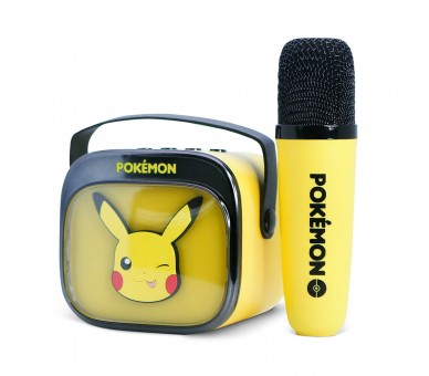 Altavoz y Micro Karaoke LED Pikachu Pokemon