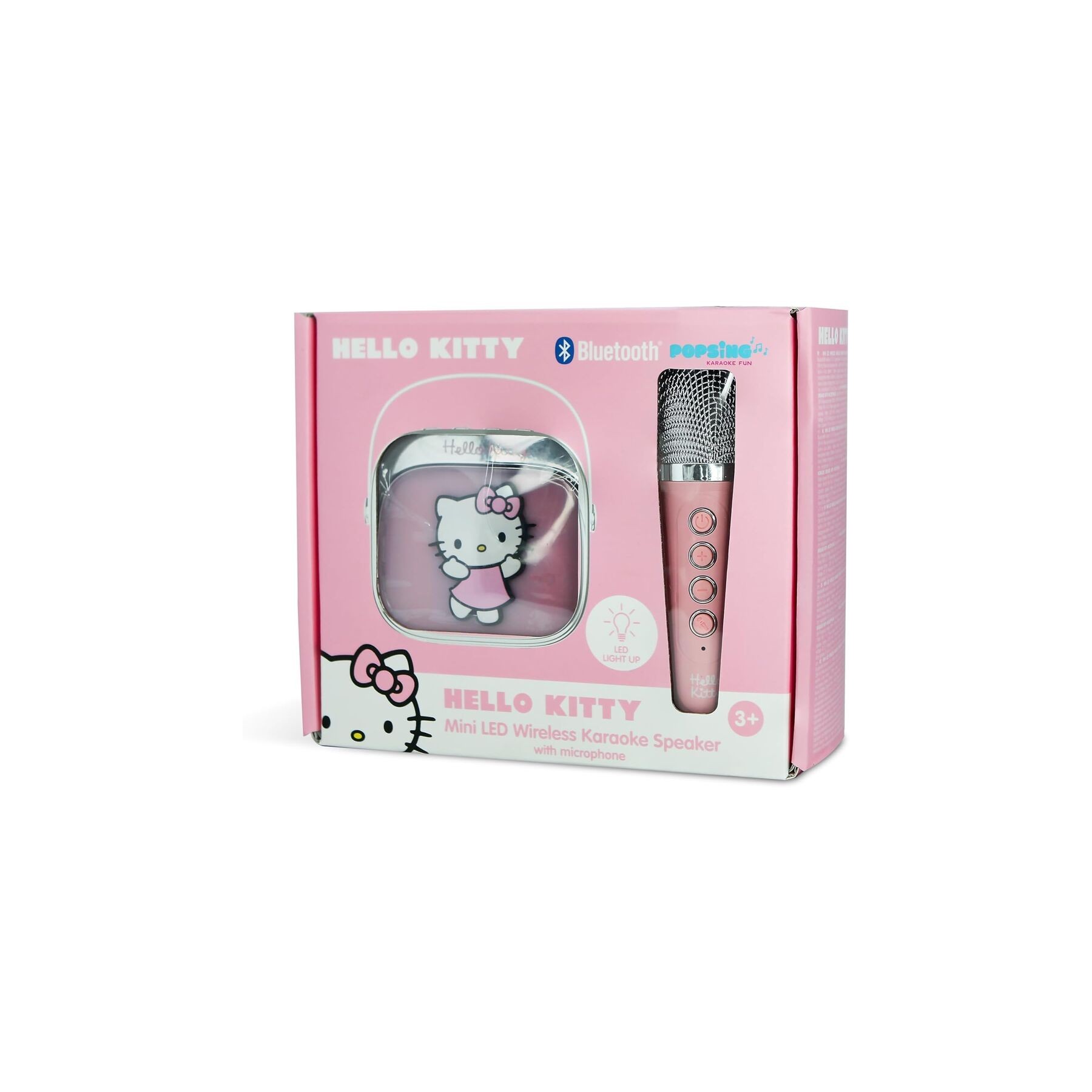 Altavoz y Micro Karaoke LED Hello Kitty