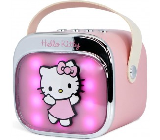 Altavoz y Micro Karaoke LED Hello Kitty
