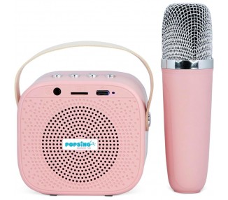 Altavoz y Micro Karaoke LED Hello Kitty