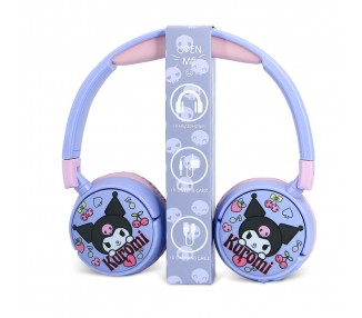 Auriculares inalambricos infantiles Kuromi Hello Kitty