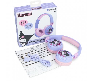 Auriculares inalambricos infantiles Kuromi Hello Kitty