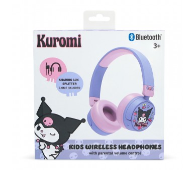 Auriculares inalambricos infantiles Kuromi Hello Kitty