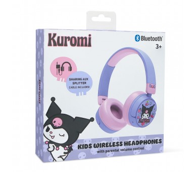 Auriculares inalambricos infantiles Kuromi Hello Kitty