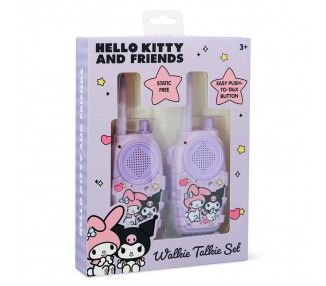 Set Walkie Talkie Kuromi Hello Kitty