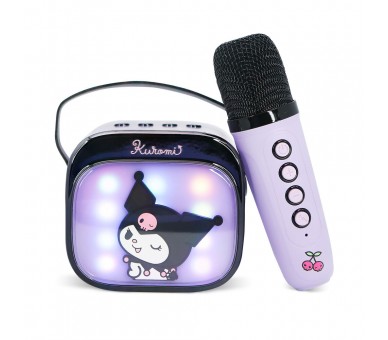 Altavoz y Micro Karaoke LED Kuromi Hello Kitty