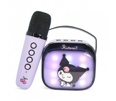 Altavoz y Micro Karaoke LED Kuromi Hello Kitty