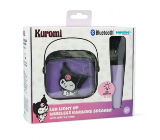 Altavoz y Micro Karaoke LED Kuromi Hello Kitty