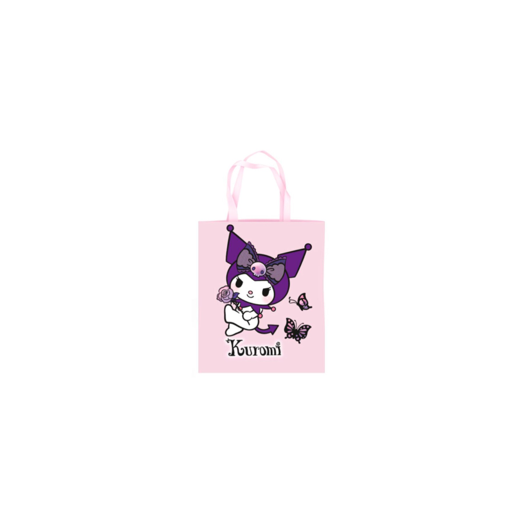 Bolsa shopping Pink Butterfly Kuromi Hello Kitty