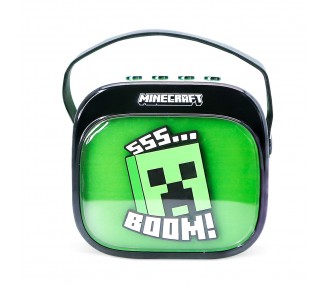 Altavoz y Micro Karaoke LED Minecraft