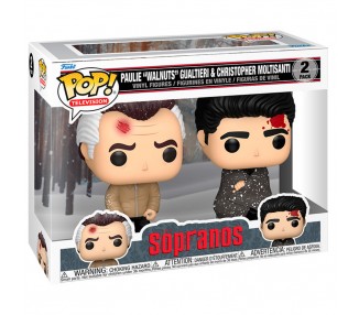 Blister 2 figuras POP Los Sopranos Paulie Walnuts Gualtieri & Christopher Moltisanti