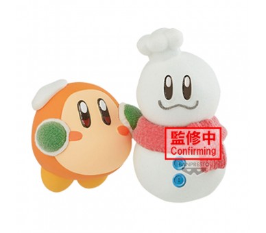 Figura Waddle Dee Play in the Snow Fluffy Puffy Mine Kirby 6cm