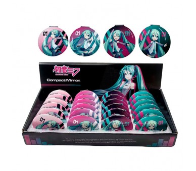 Espejo de bolsillo Hatsune Miku surtido