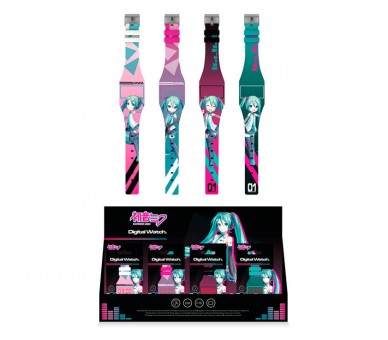Reloj digital Hatsune Miku surtido