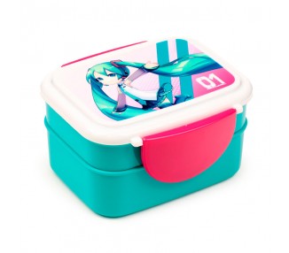 Sandwichera + cubiertos Hatsune Miku
