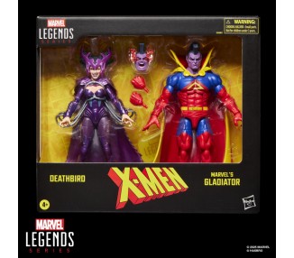 Blister 2 figuras Deathbird & Marvel's Gladiator X-Men Marvel Legends Series 15cm