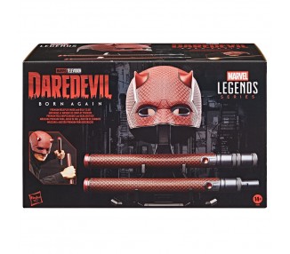 Replica Mascara + Baston de combate Born Again Daredevil Marvel Legends Series