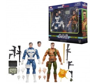 Blister 2 figuras Punisher & Nick Fury The Punisher Gamerverse Marvel Legends Series 15cm