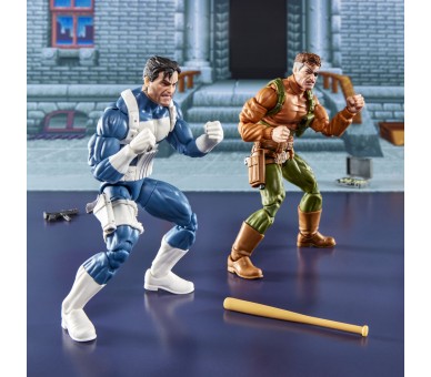 Blister 2 figuras Punisher & Nick Fury The Punisher Gamerverse Marvel Legends Series 15cm