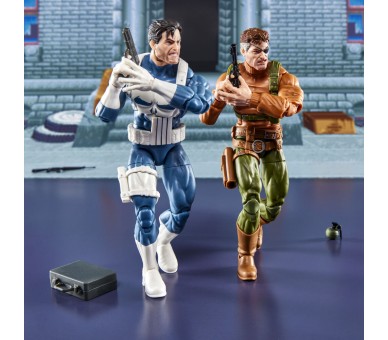 Blister 2 figuras Punisher & Nick Fury The Punisher Gamerverse Marvel Legends Series 15cm