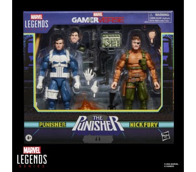 Blister 2 figuras Punisher & Nick Fury The Punisher Gamerverse Marvel Legends Series 15cm