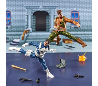 Blister 2 figuras Punisher & Nick Fury The Punisher Gamerverse Marvel Legends Series 15cm