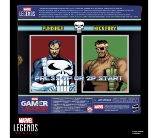 Blister 2 figuras Punisher & Nick Fury The Punisher Gamerverse Marvel Legends Series 15cm