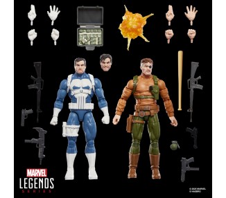 Blister 2 figuras Punisher & Nick Fury The Punisher Gamerverse Marvel Legends Series 15cm