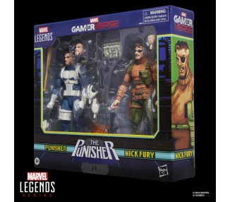 Blister 2 figuras Punisher & Nick Fury The Punisher Gamerverse Marvel Legends Series 15cm