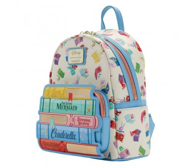 Mochila Libros Clasicos Princesas Disney Loungefly 26cm