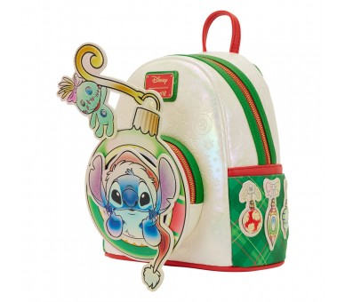 Mochila Holiday Stitch Disney Loungefly 26cm