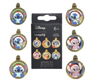 Blind Box Mystery Enamel Pin Holiday Stitch Disney Loungefly surtido