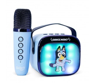 Altavoz y Micro Karaoke LED Bluey