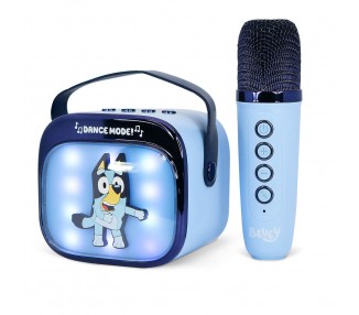 Altavoz y Micro Karaoke LED Bluey
