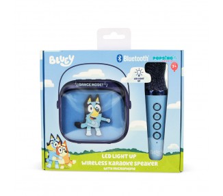 Altavoz y Micro Karaoke LED Bluey