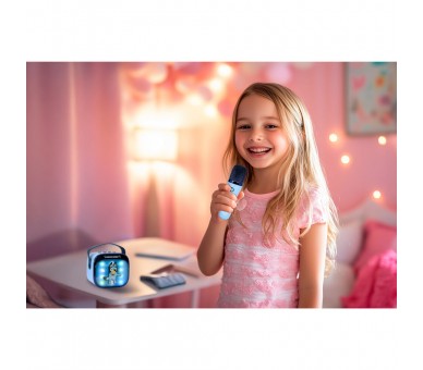 Altavoz y Micro Karaoke LED Bluey