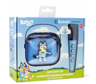 Altavoz y Micro Karaoke LED Bluey
