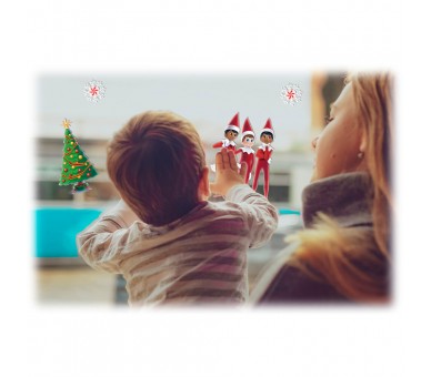Pegatinas de Gel para Ventana The Elf On The Shelf