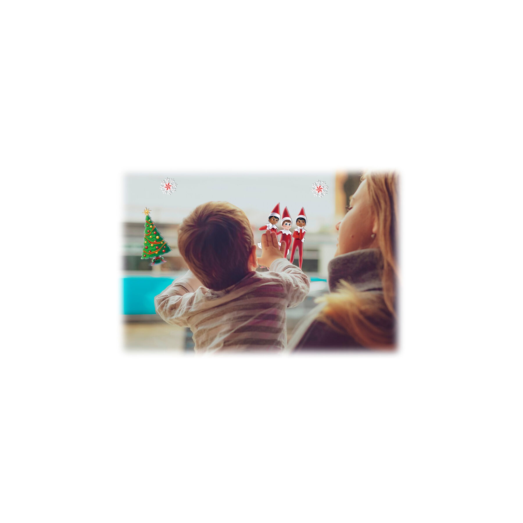 Pegatinas de Gel para Ventana The Elf On The Shelf