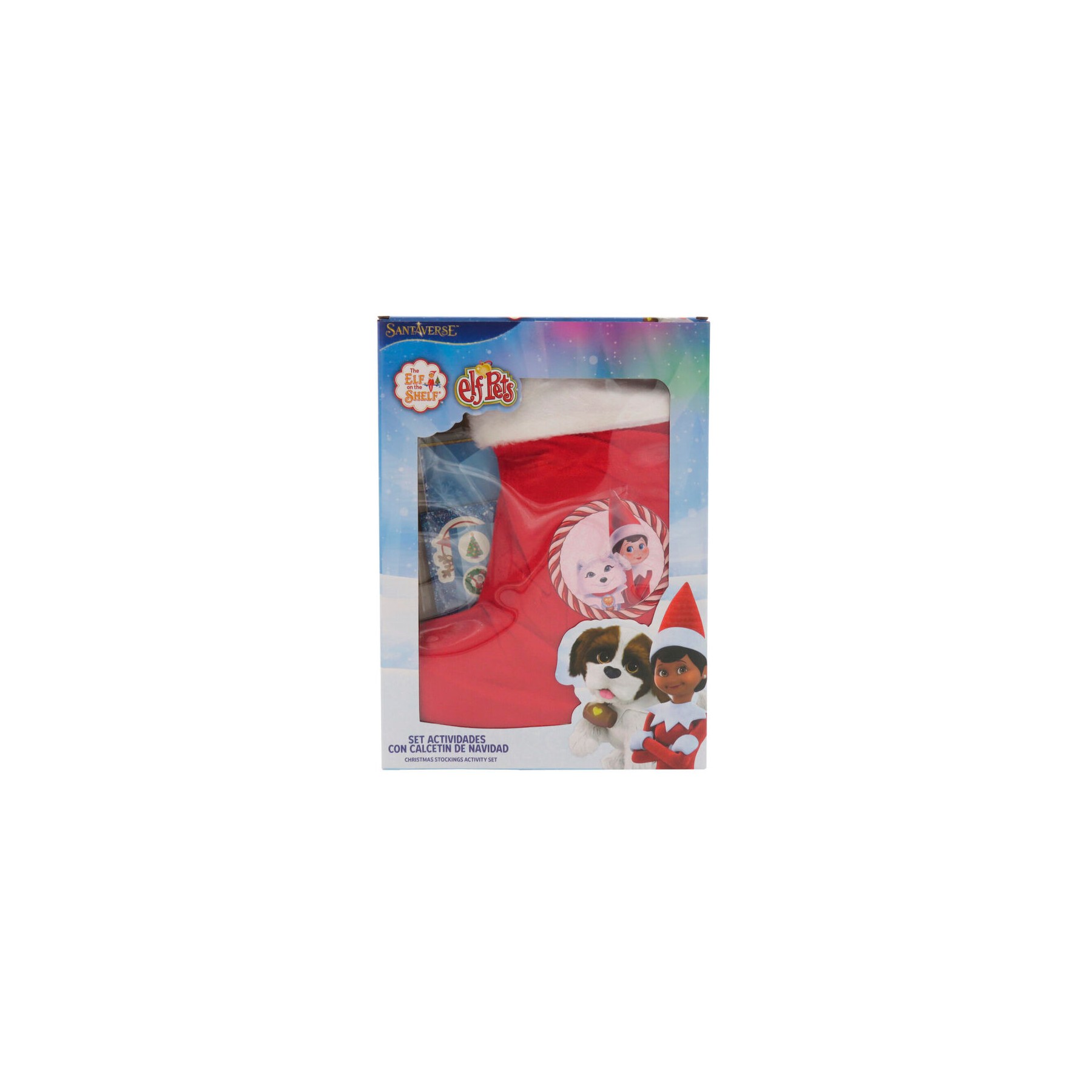 Set Actividades con Calcetin de Navidad The Elf On The Shelf