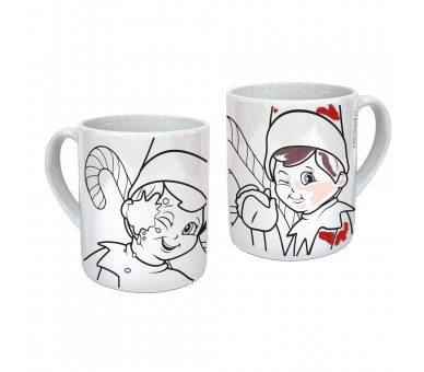 Taza para Pintar The Elf On The Shelf